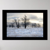 Winterlandschaft Poster (Vorne)