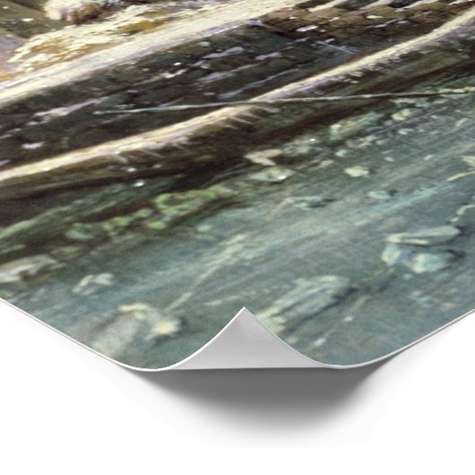 Winterlandschaft Poster (Ecke)