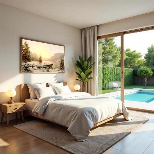 Winterlandschaft Poster