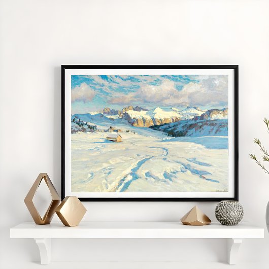 Winterlandschaft Poster