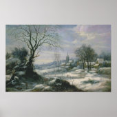 Winterlandschaft Poster (Vorne)