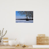 Winterlandschaft Poster (Küche)