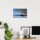 Winterlandschaft Poster (Heimbüro)