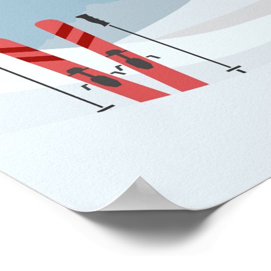 Winterlandschaft Poster (Ecke)