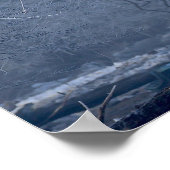 Winterlandschaft  poster (Ecke)