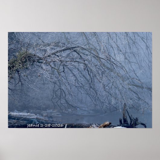 Winterlandschaft  poster (Vorne)