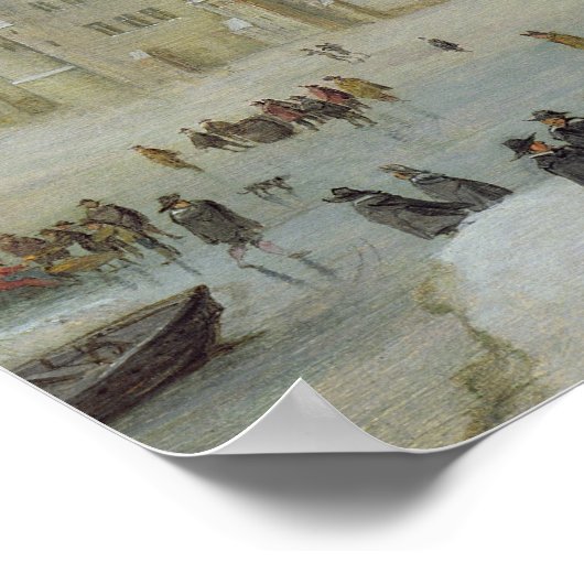 Winterlandschaft Poster (Ecke)