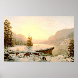 Winterlandschaft Poster