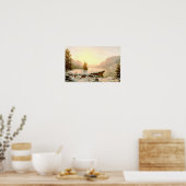 Winterlandschaft Poster (Küche)