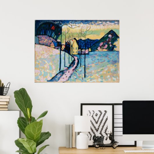 Winterlandschaft Poster (Heimbüro)