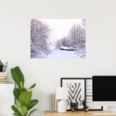 Winterlandschaft Poster (Heimbüro)