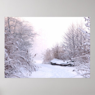Winterlandschaft Poster