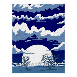 Winterlandschaft Poster