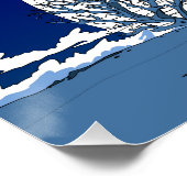 Winterlandschaft Poster (Ecke)