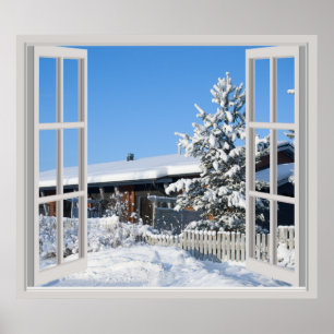 Winterlandschaft Poster