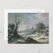 Winterlandschaft Postkarte (Vorne/Hinten)