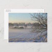 Winterlandschaft Postkarte (Vorne/Hinten)