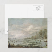 Winterlandschaft Postkarte (Vorne/Hinten)