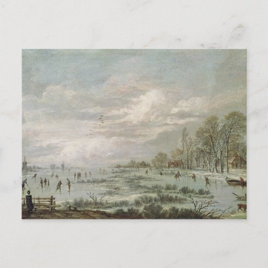 Winterlandschaft Postkarte (Vorderseite)