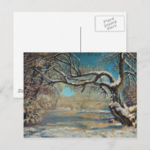 Winterlandschaft Postkarte (Vorne/Hinten)