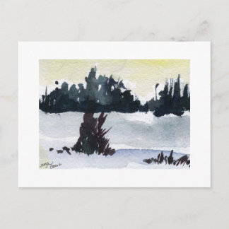 Winterlandschaft Postkarte