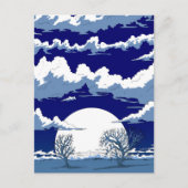Winterlandschaft Postkarte (Vorderseite)