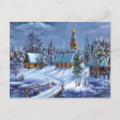 Winterlandschaft Postkarte (Vorderseite)