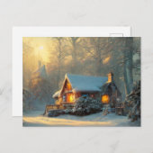 Winterlandschaft Postkarte (Vorne/Hinten)