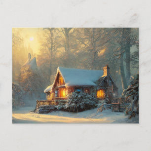 Winterlandschaft Postkarte