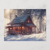 Winterlandschaft Postkarte (Vorderseite)