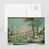 Winterlandschaft Postkarte (Vorne/Hinten)