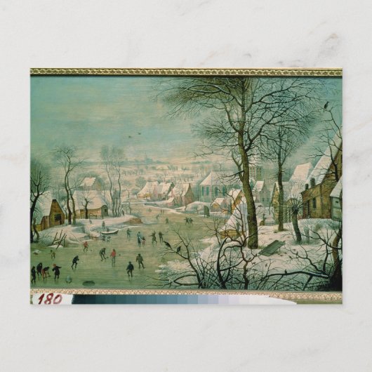 Winterlandschaft Postkarte (Vorderseite)