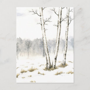 Winterlandschaft Postkarte