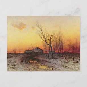 Winterlandschaft Postkarte