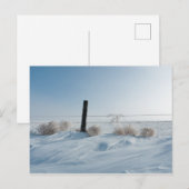 Winterlandschaft Postkarte (Vorne/Hinten)