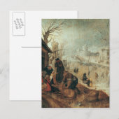 Winterlandschaft Postkarte (Vorne/Hinten)