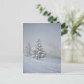 Winterlandschaft Postkarte (Stehend Vorderseite)