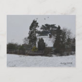 Winterlandschaft Postkarte (Vorderseite)