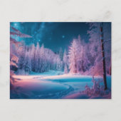 Winterlandschaft Postkarte (Vorderseite)