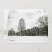 Winterlandschaft Postkarte (Vorne/Hinten)