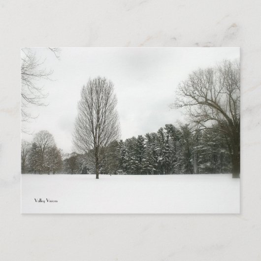 Winterlandschaft Postkarte (Vorderseite)