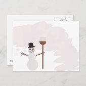 Winterlandschaft Postkarte (Vorne/Hinten)