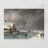 Winterlandschaft Postkarte (Vorderseite)