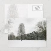 Winterlandschaft Postkarte (Vorne/Hinten)