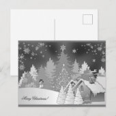 Winterlandschaft Postkarte (Vorne/Hinten)