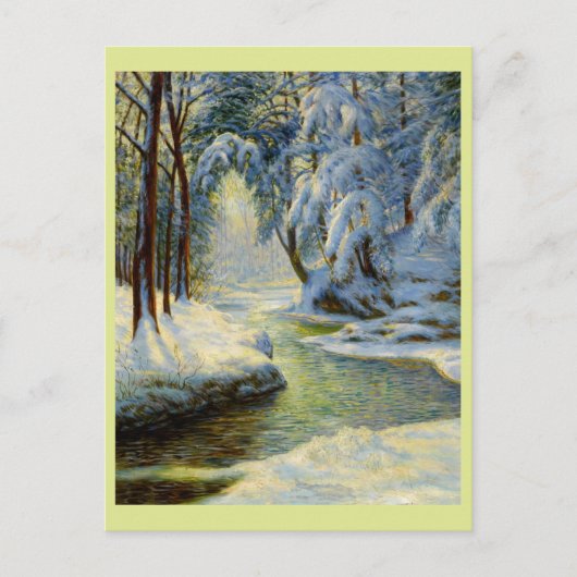Winterlandschaft, Postkarte (Vorderseite)