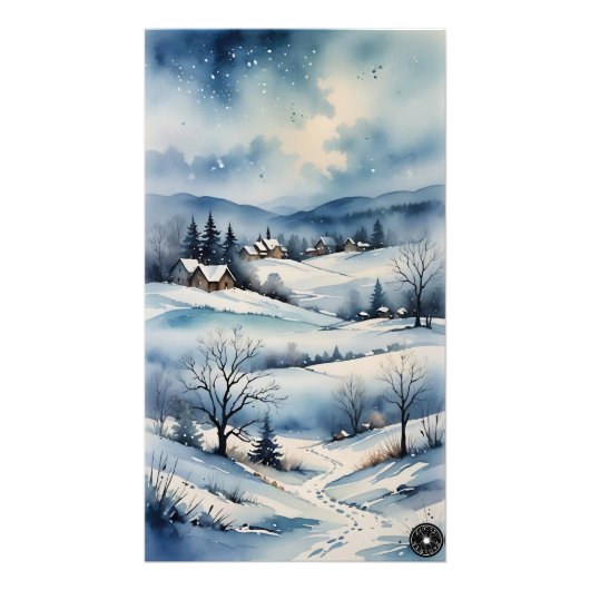 Winterlandschaft Print Fotodruck (Vorne)
