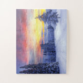 Winterlandschaft Puzzle (Vertikal)