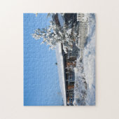 Winterlandschaft Puzzle (Vertikal)