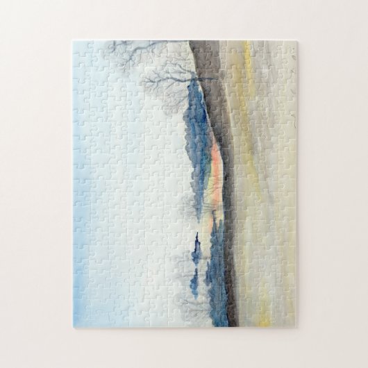 Winterlandschaft Puzzle (Vertikal)